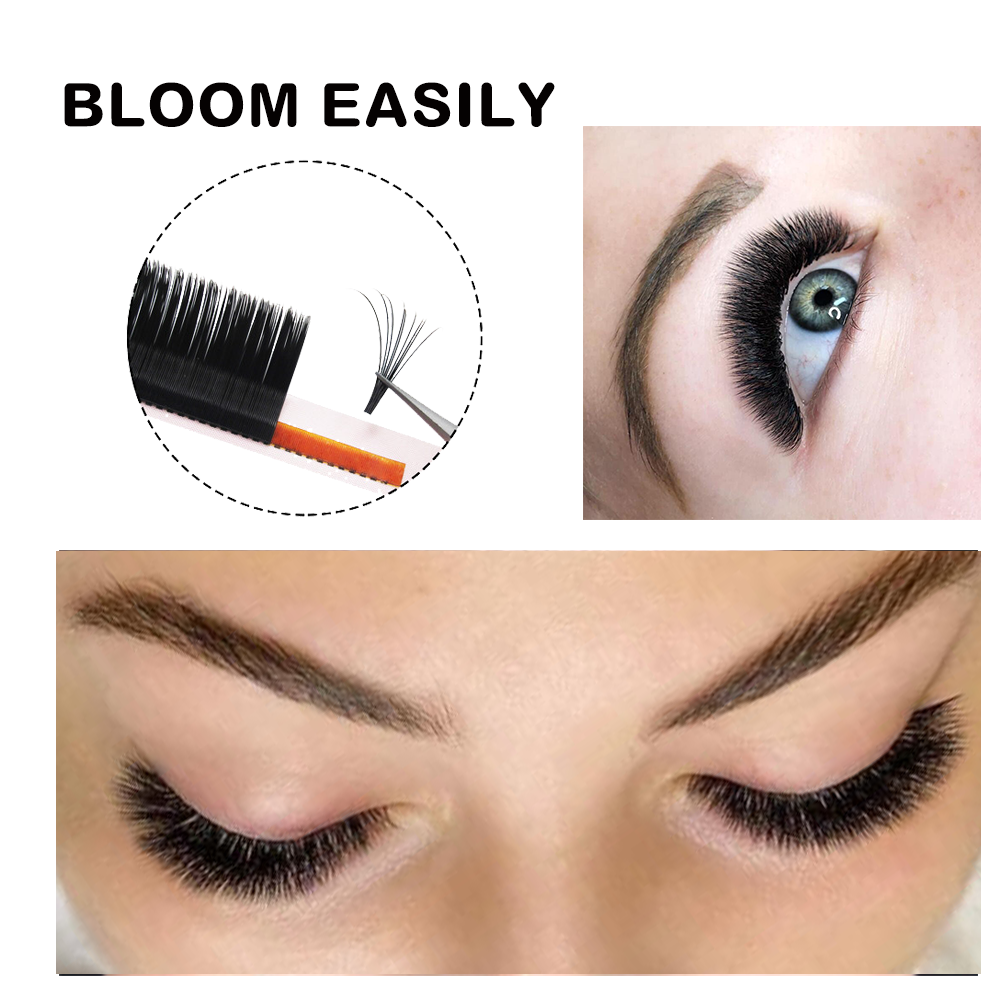 MASSCAKU Easy Fanning Volume M - Eyelash Extension For Asian Eyes reseña y precio