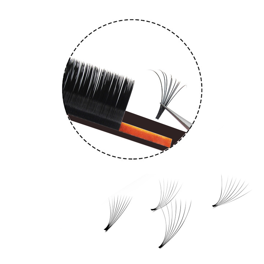 MASSCAKU Easy Fanning Volume M - Eyelash Extension For Asian Eyes reseña y precio