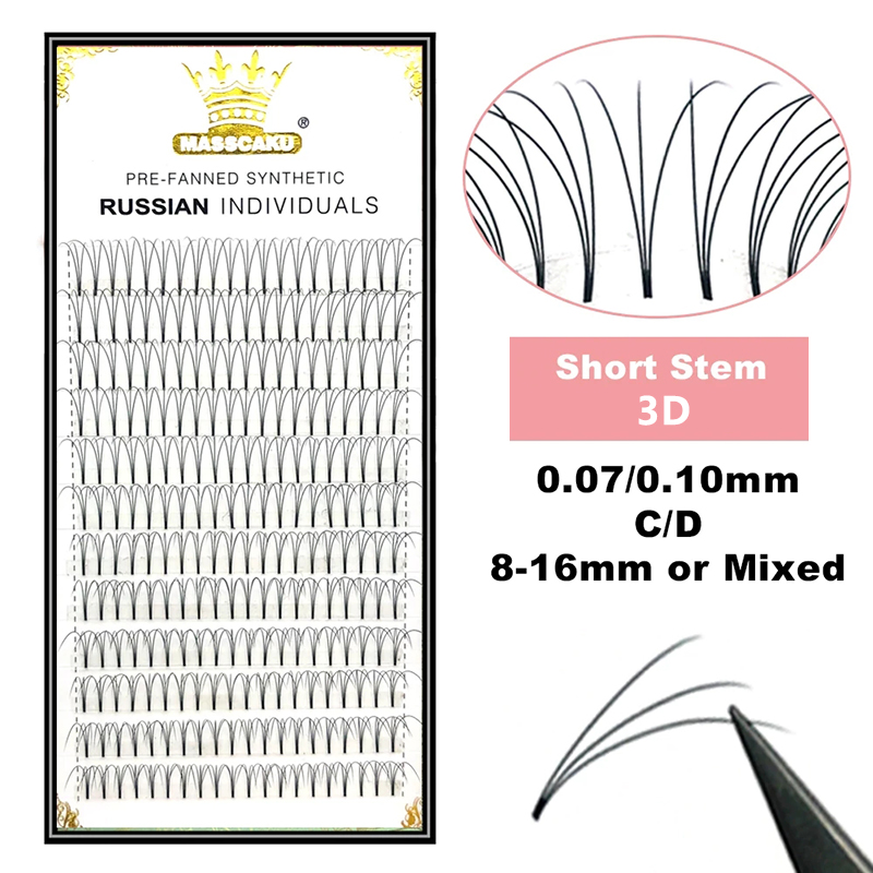 MASSCAKU Premade Russian Volum - Eyelash Extension For Asian Eyes reseña y precio