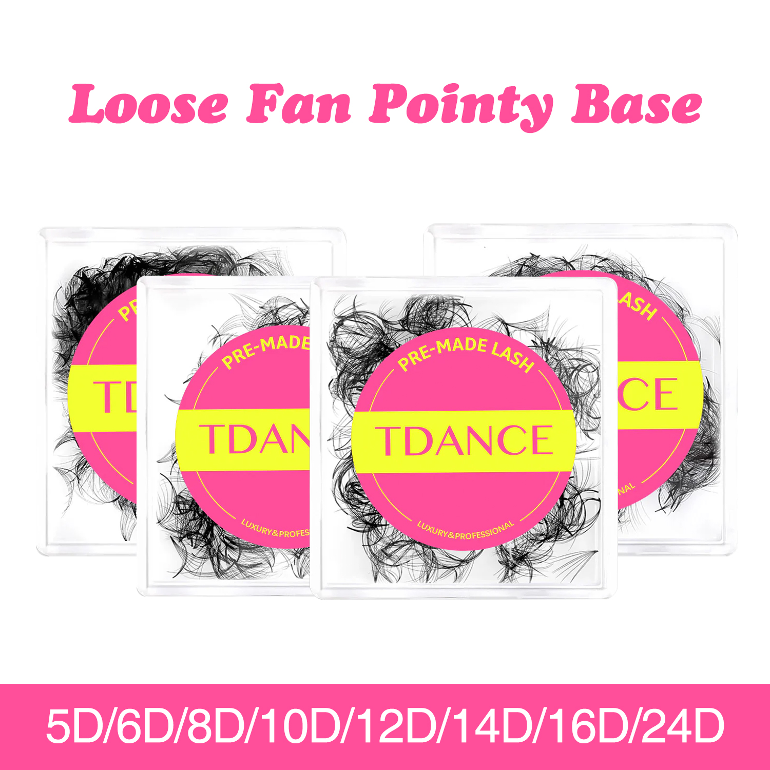 TDANCE 2000 Fans Loose Fan Eye - Eyelash Extension Medium reseña y precio