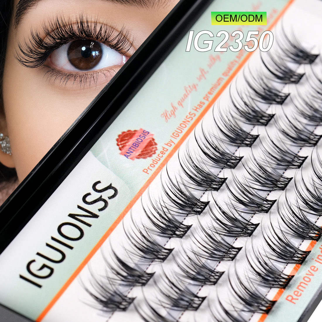IGUIONSS OEM ODM Segmented Eye - Eyelash Extension For Asian Eyes reseña y precio