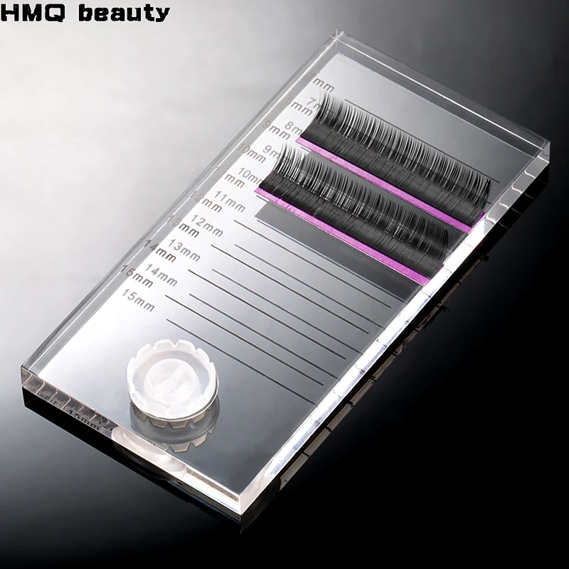 Acrylic Lash Tile with Glue Cu - Eyelash Extension Double Lash reseña y precio