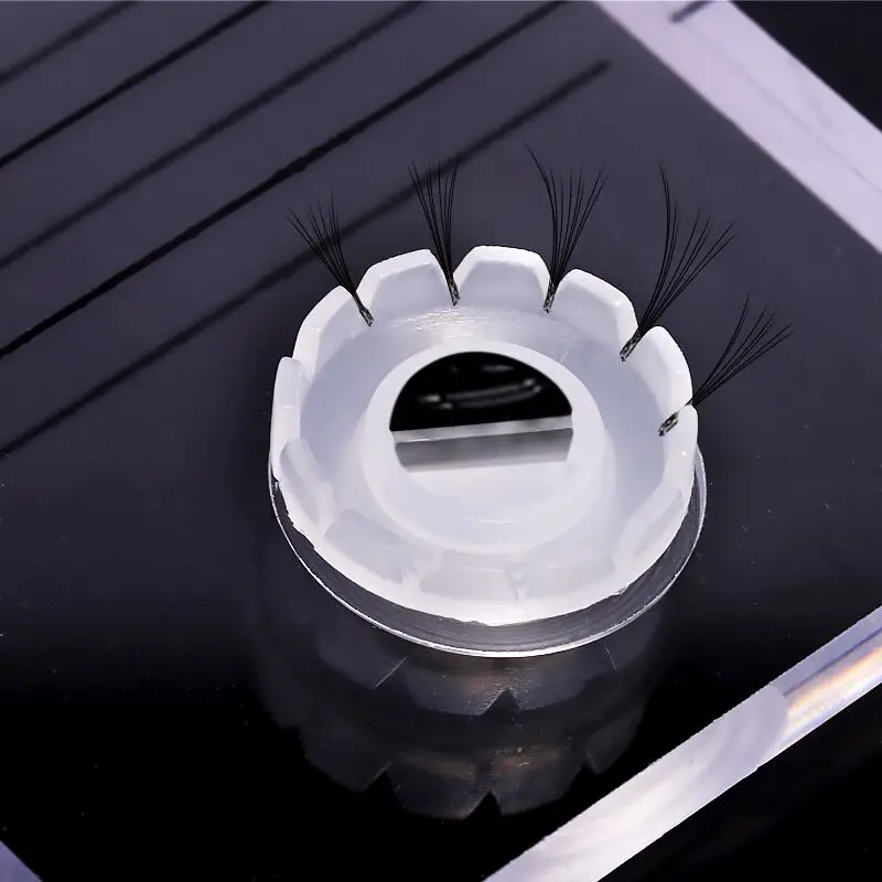 Acrylic Lash Tile with Glue Cu - Eyelash Extension Double Lash reseña y precio