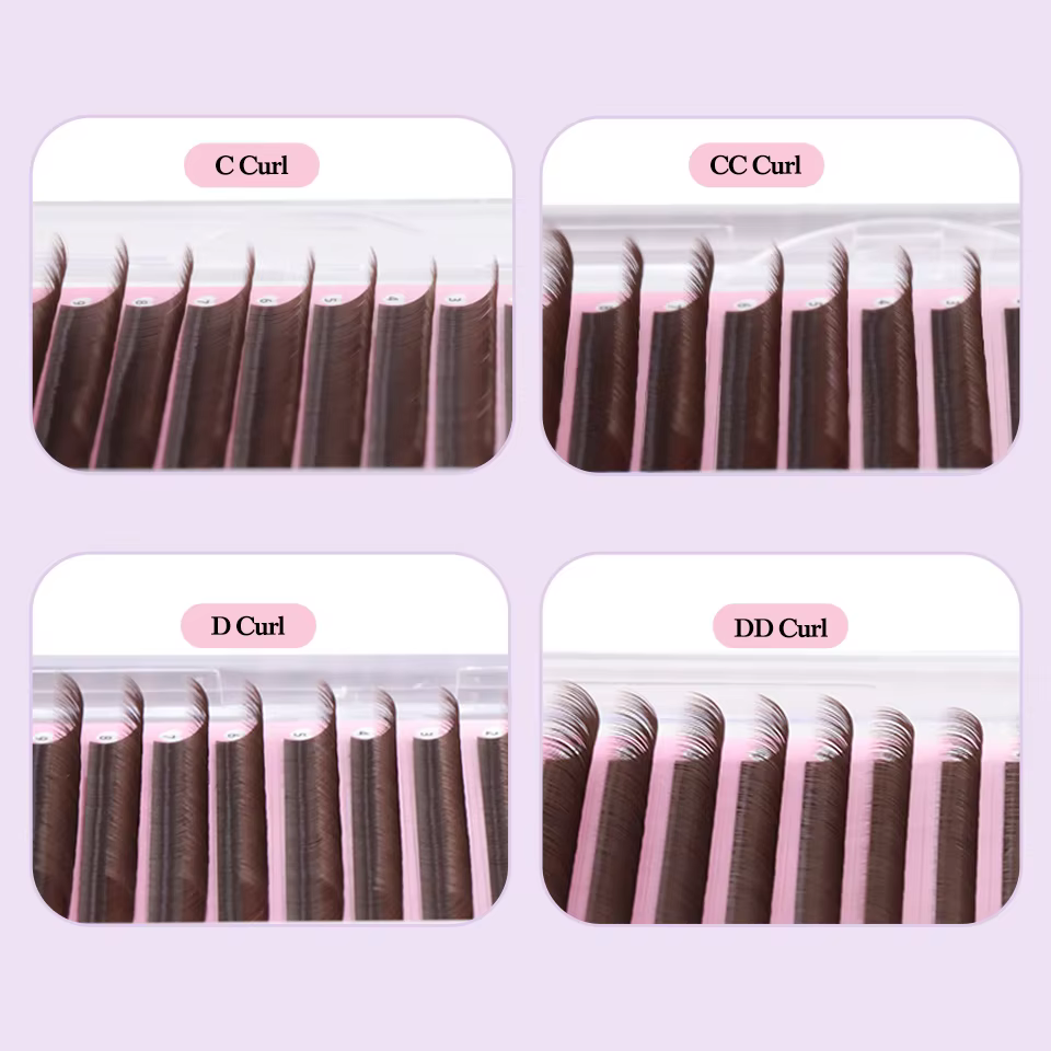 0.05 0.07 Light/Medium/Dark Br - Eyelash Extension Medium reseña y precio