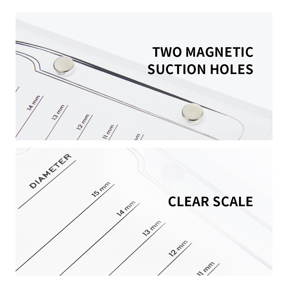 GAHAMACA Acrylic Lashes Holder - Eyelash Extension Double Lash reseña y precio