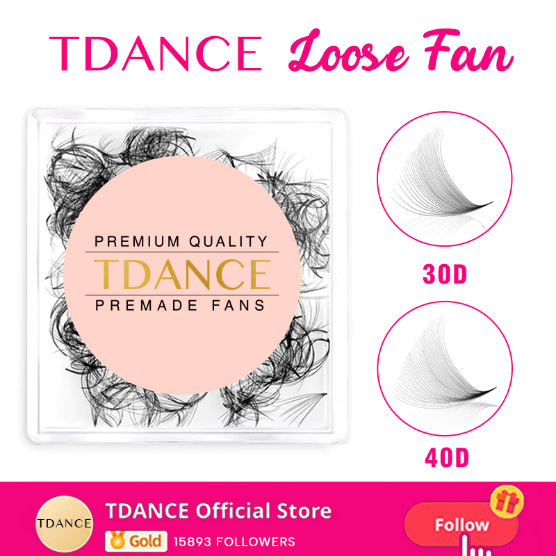 TDANCE 30D/40D Loose Fans Poin - Eyelash Extension Medium reseña y precio