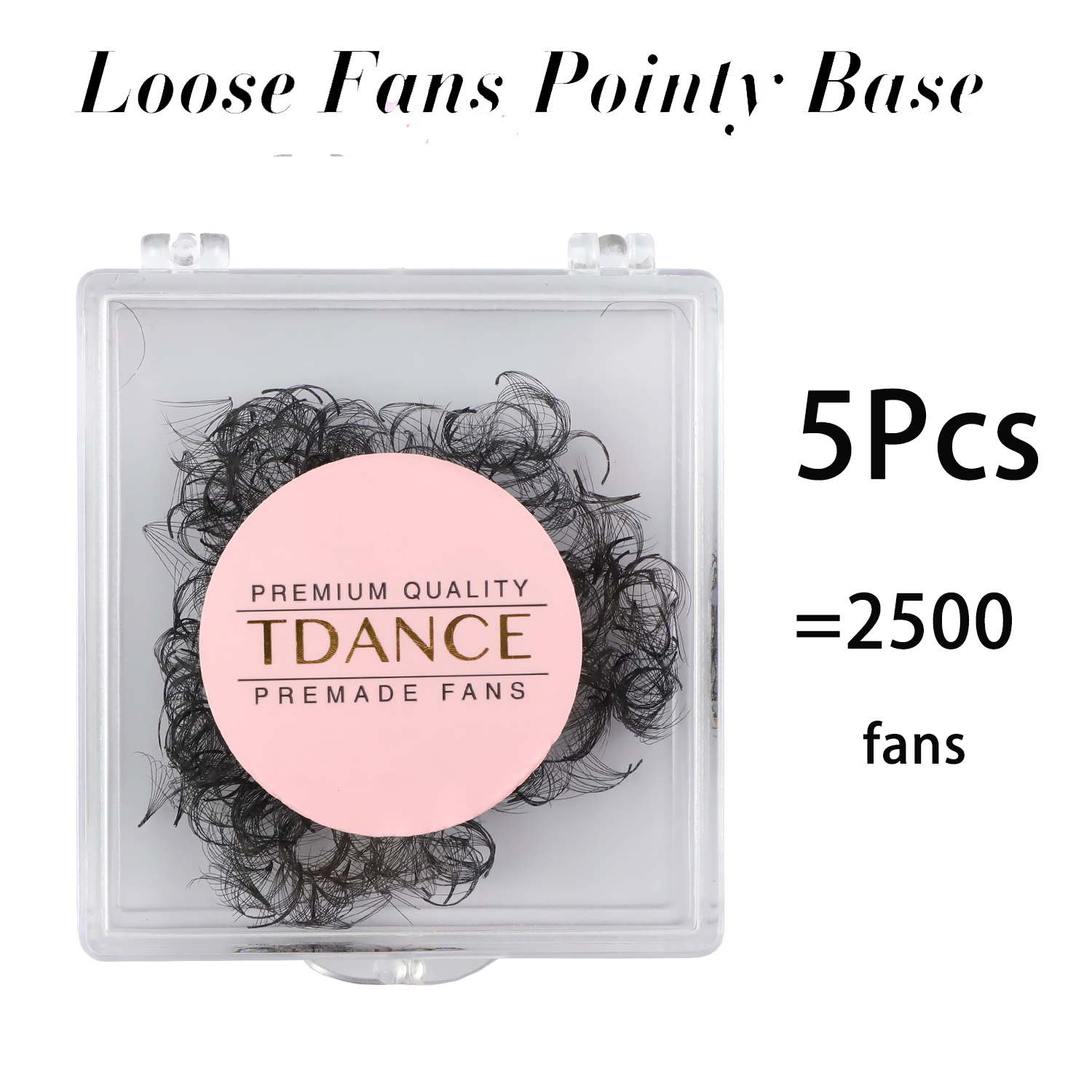 TDANCE 2500 Loose Fans Pointy  - Eyelash Extension Medium reseña y precio