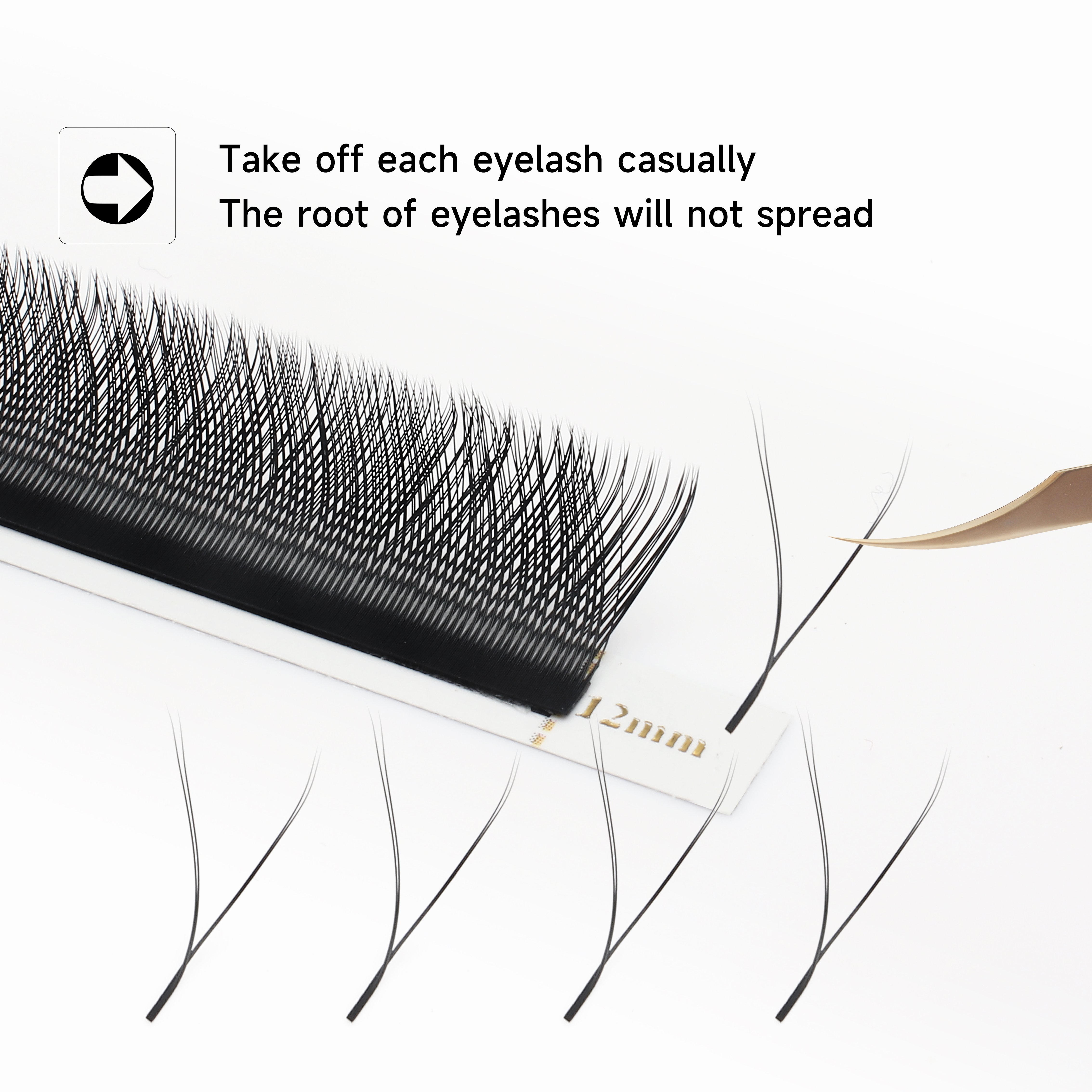 XIUSUZAKI W Shaped Bloom 2D 3D - Eyelash Extension For Asian Eyes reseña y precio