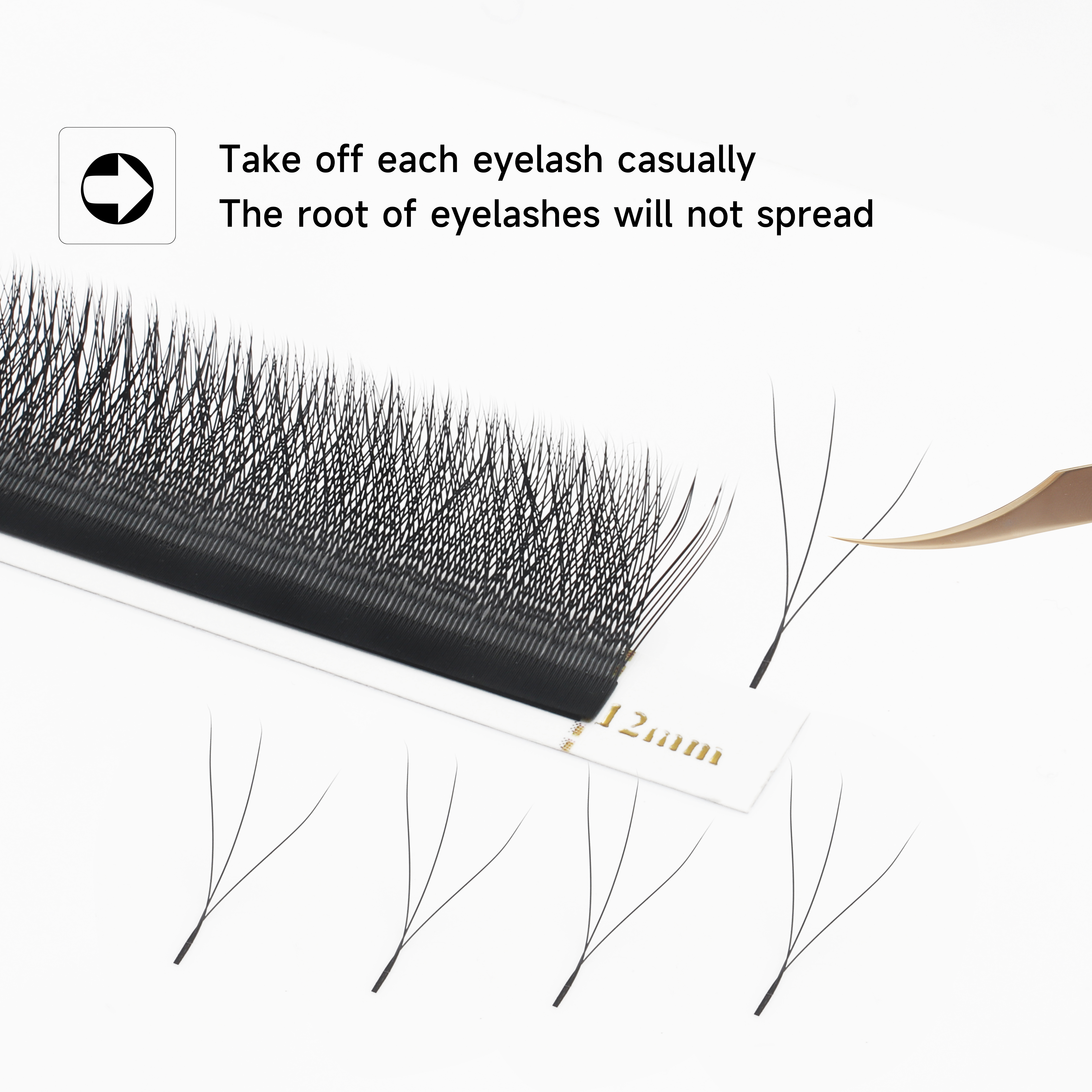 XIUSUZAKI W Shaped Bloom 2D 3D - Eyelash Extension For Asian Eyes reseña y precio