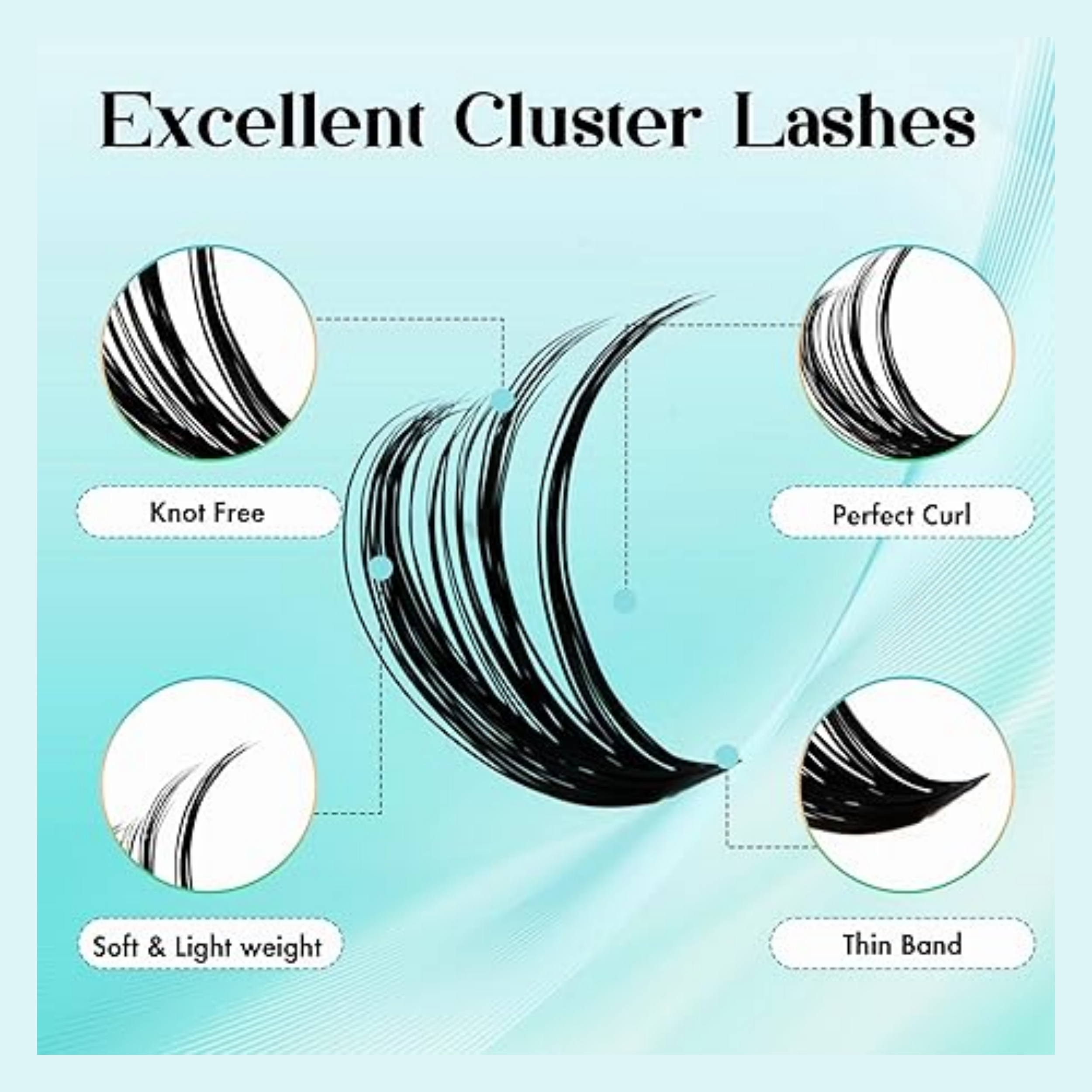 GEMERRY Heat Cluster Individua - Eyelash Extension For Asian Eyes reseña y precio