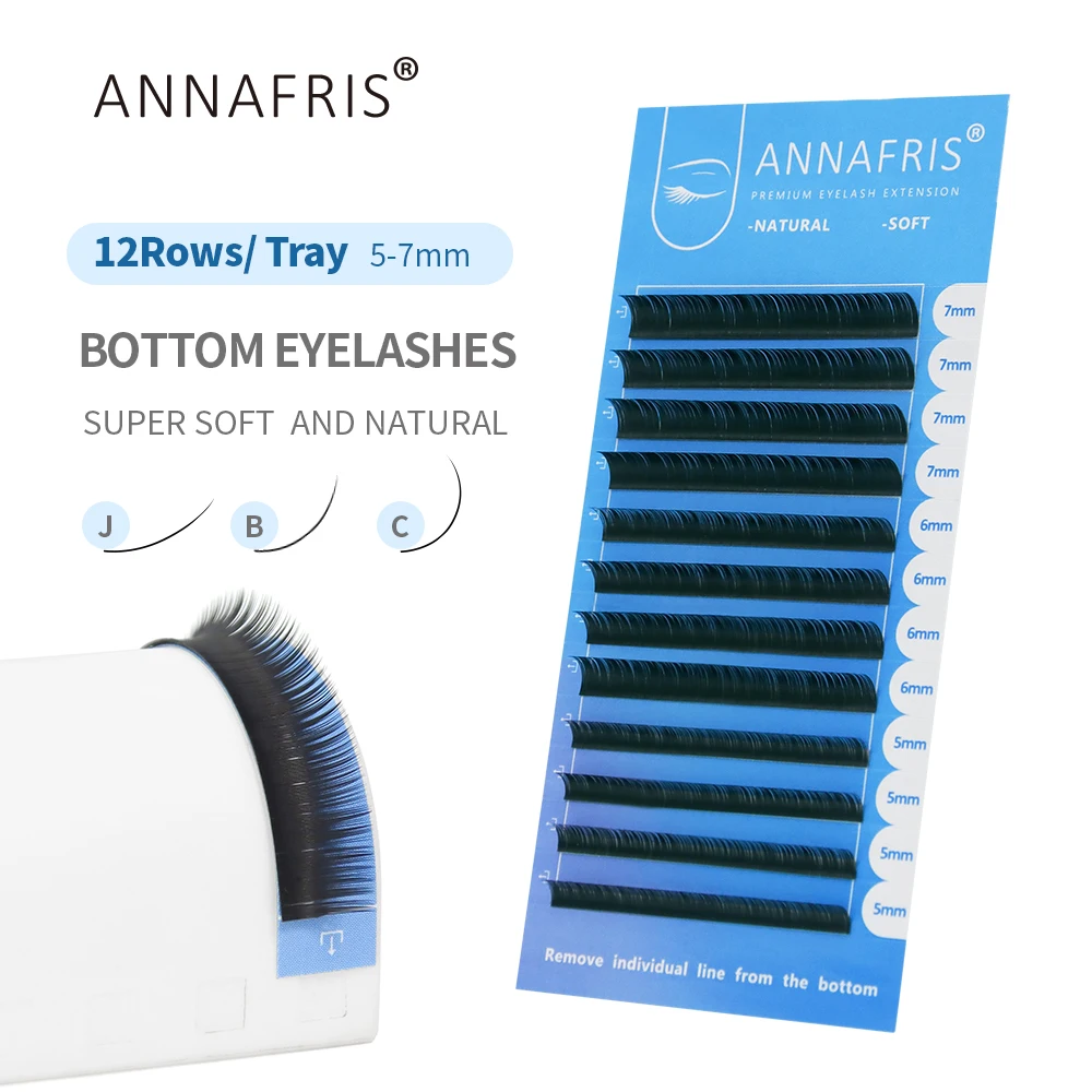 ANNAFRIS Lower Lashes 5-7mm Mi - Eyelash Extension For Asian Eyes reseña y precio
