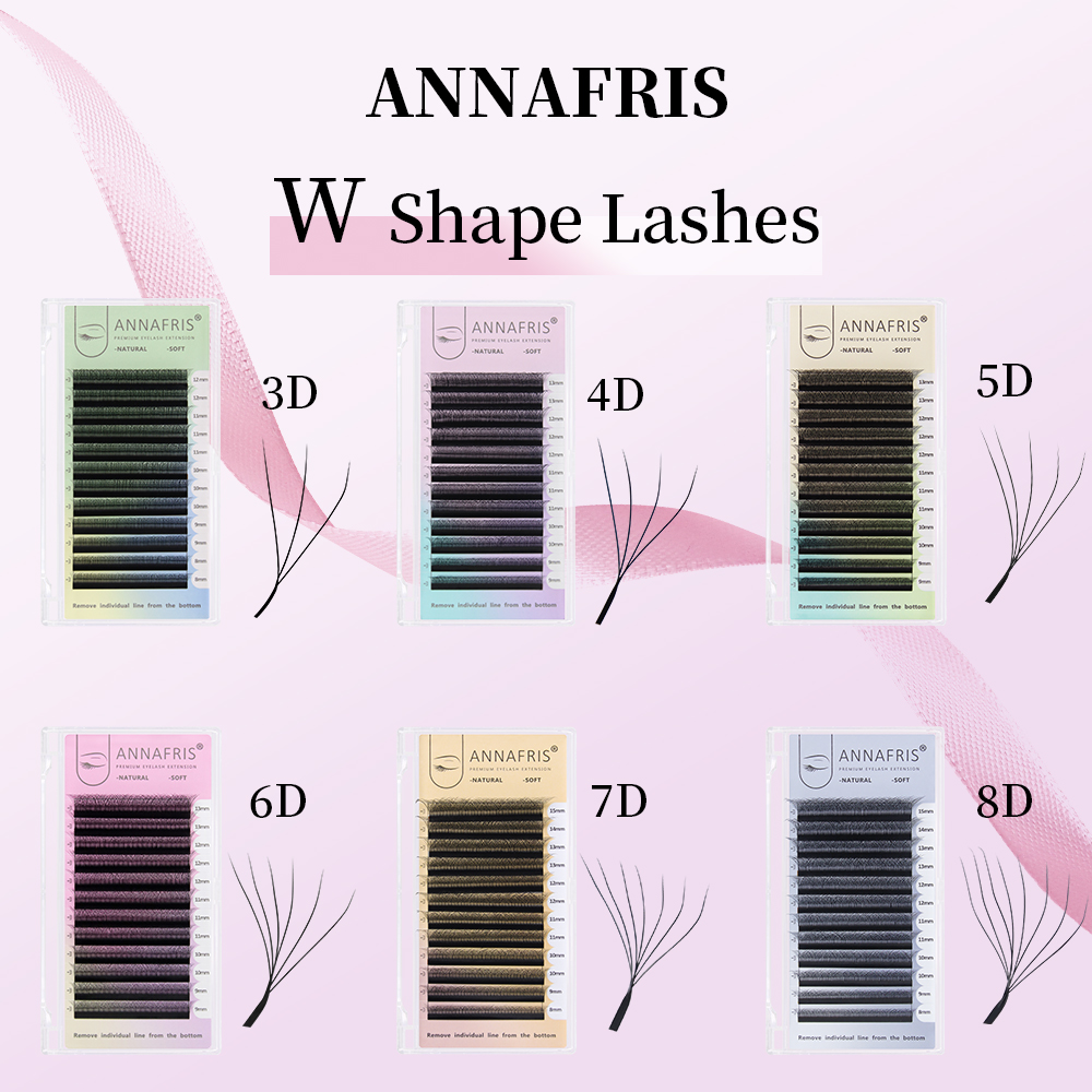 ANNAFRIS Premade Volume Fan YY - Eyelash Extension For Asian Eyes reseña y precio