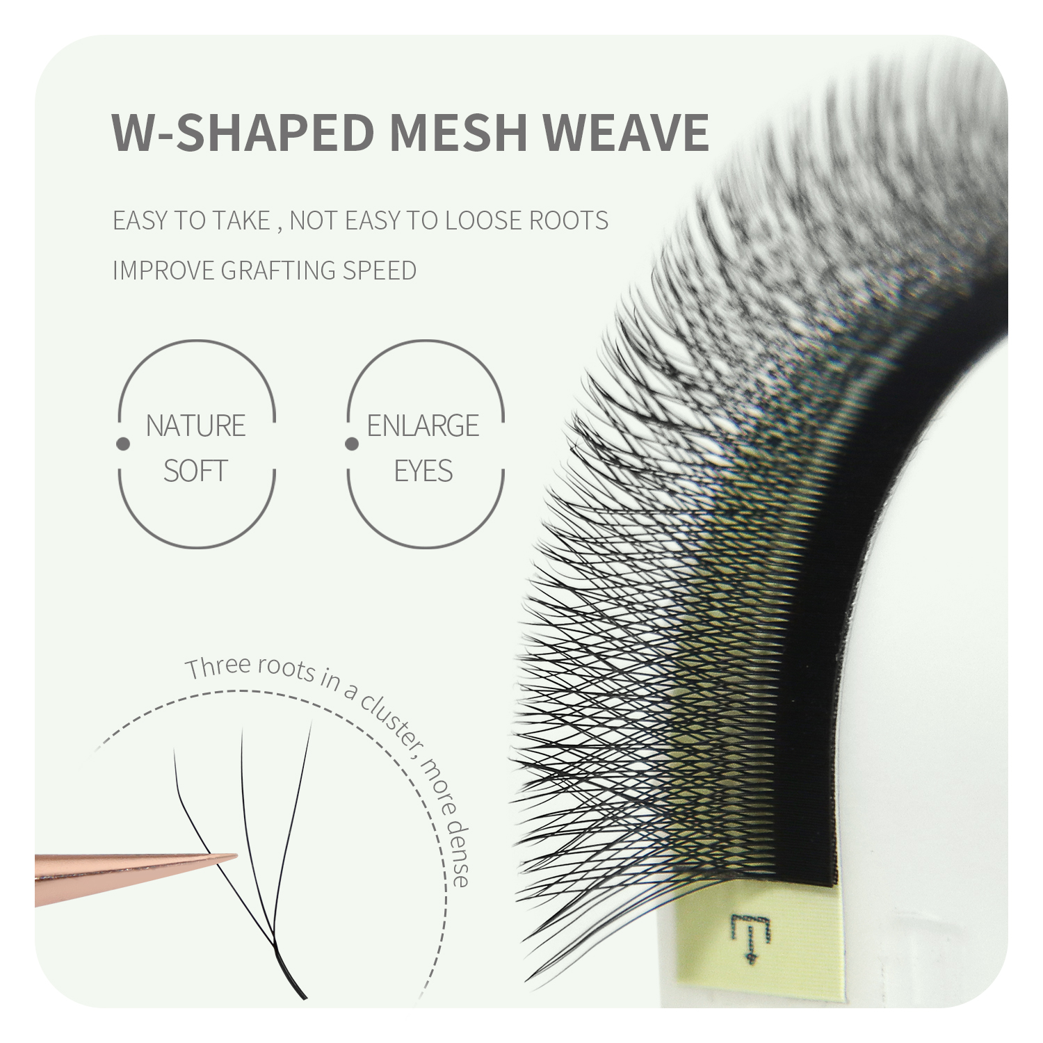 ANNAFRIS Premade Volume Fan YY - Eyelash Extension For Asian Eyes reseña y precio