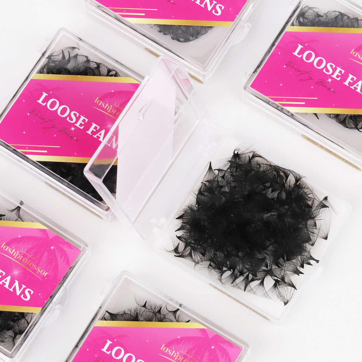 Lashprofessor 3D-40D Cluster L - Eyelash Extension Medium reseña y precio