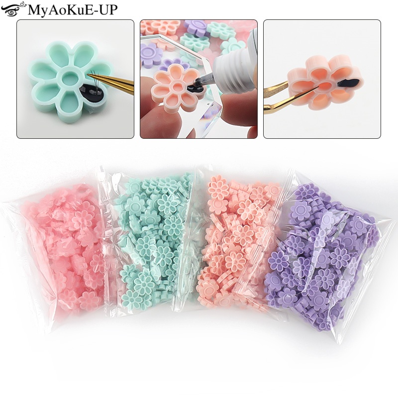 100pcs Eyelash Extension Glue  - Eyelash Extension Double Lash reseña y precio