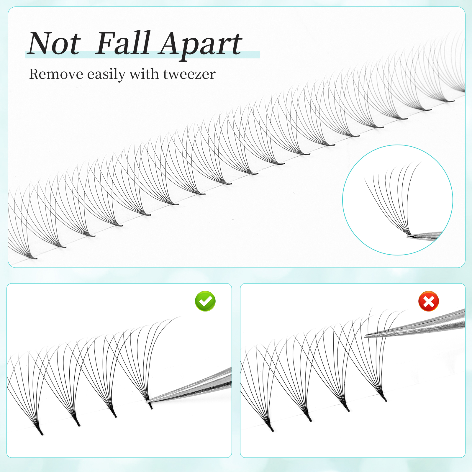 800 Fans 8D 0.05/0.07 Roots Sl - Eyelash Extension Medium reseña y precio