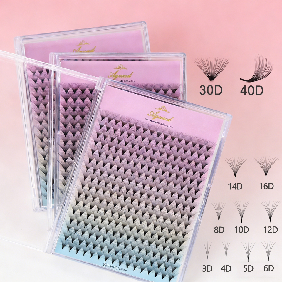 AGUUD 320 Fans Pointy Base Pre - Eyelash Extension Medium reseña y precio