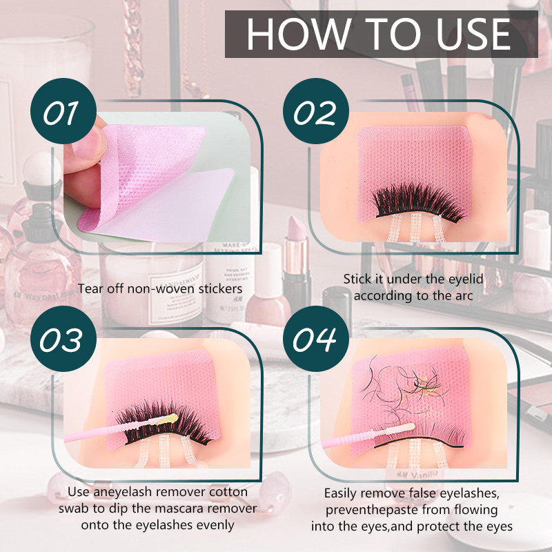 40pcs Eyelash Extension Remove - Eyelash Extension Double Lash reseña y precio