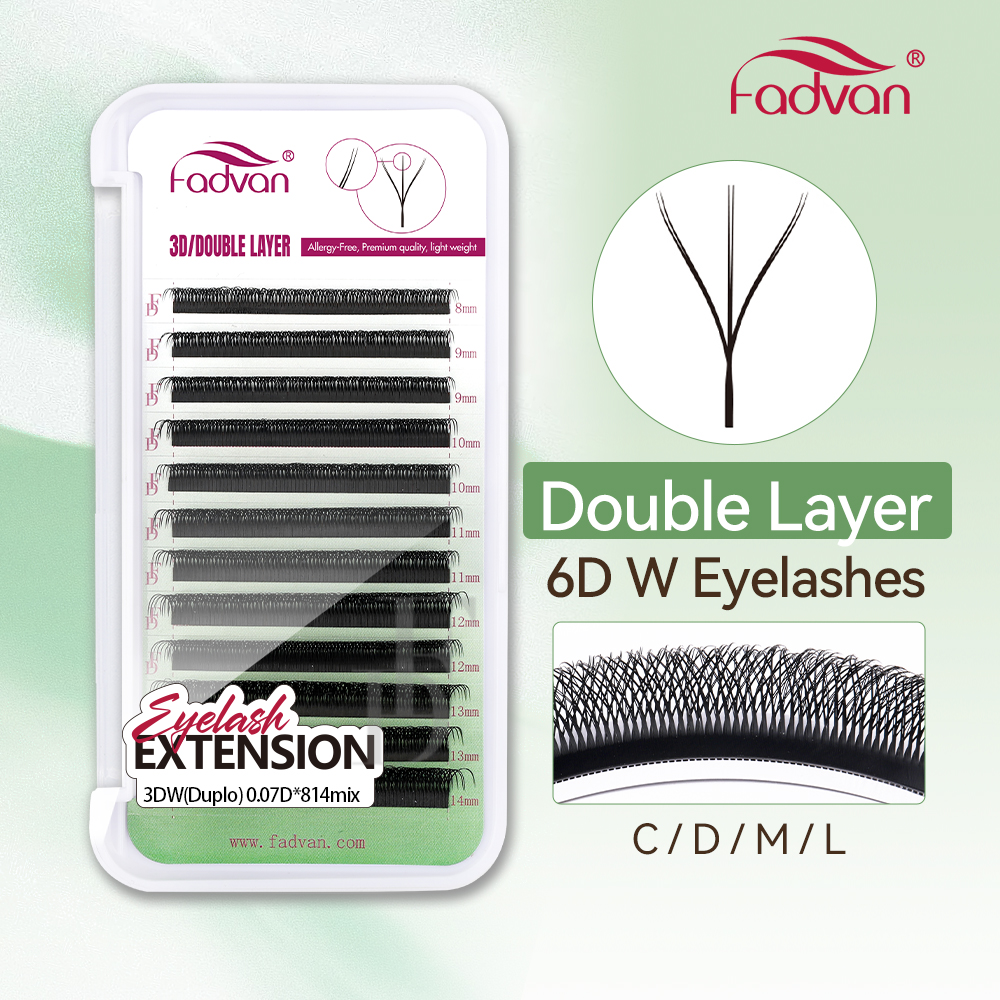 FADVAN 6D-W shaped eyelash ext - Eyelash Extension For Asian Eyes reseña y precio