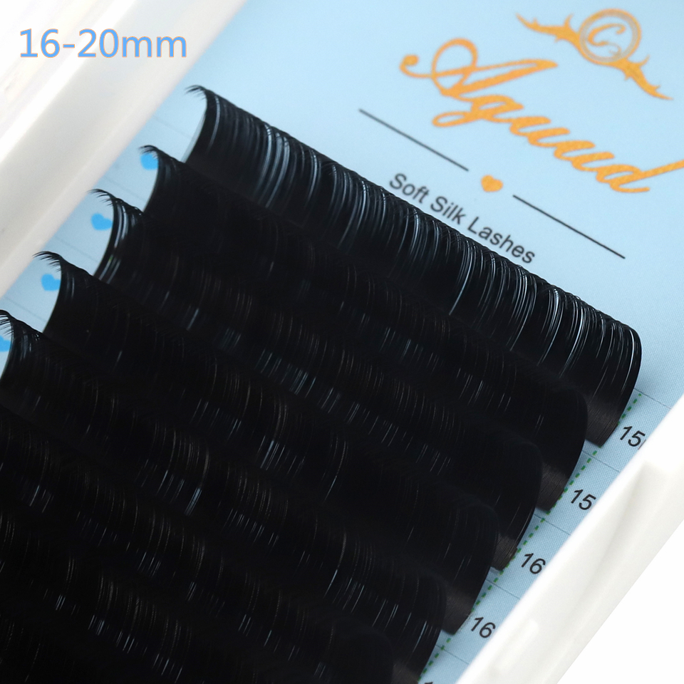 AGUUD 16 Rows Long 16-20mm Eye - Eyelash Extension For Asian Eyes reseña y precio