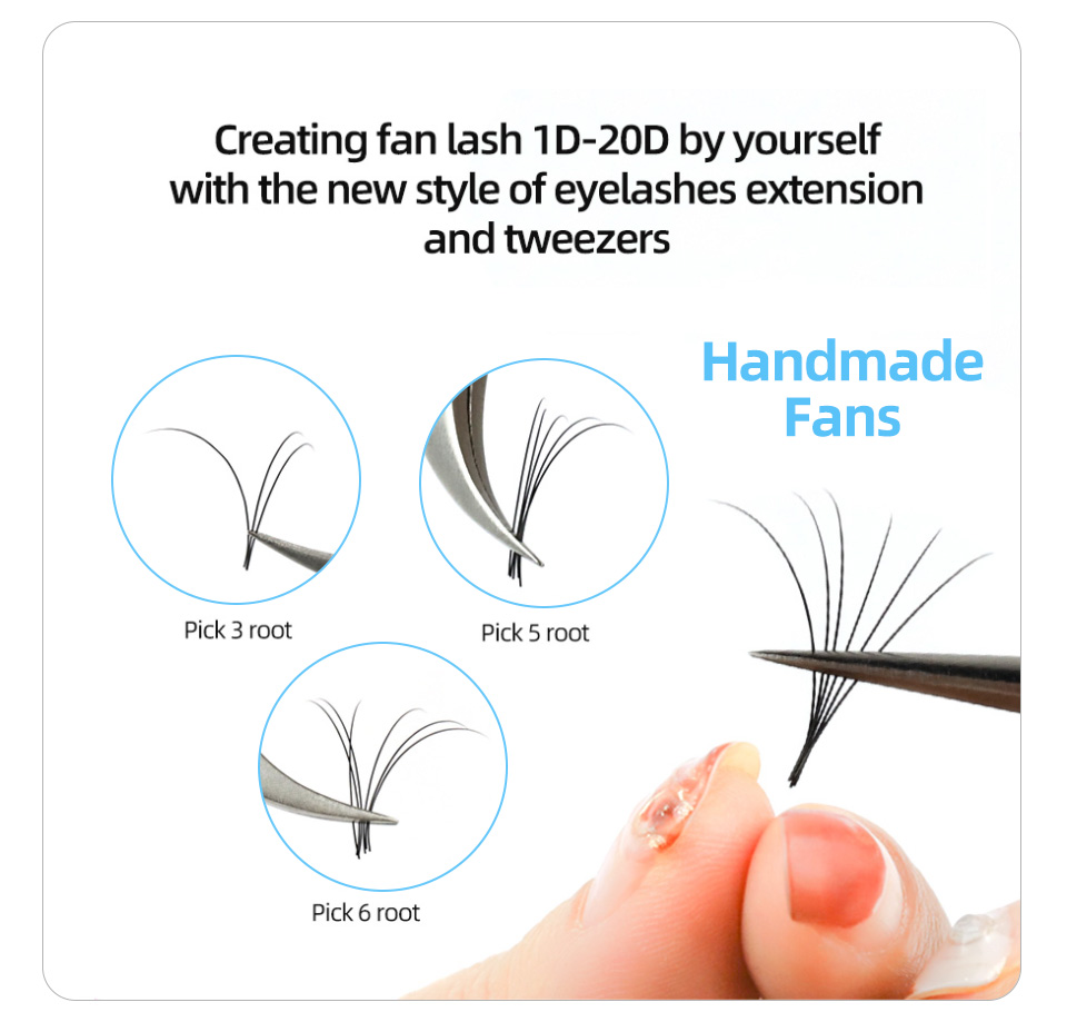AGUUD 16 Rows Long 16-20mm Eye - Eyelash Extension For Asian Eyes reseña y precio