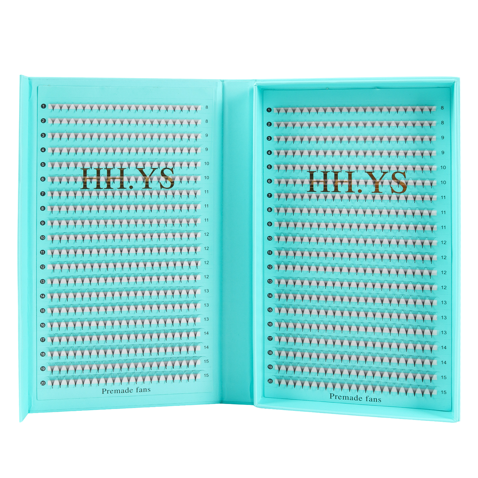 800 Fans 16D 0.03 Thin Roots S - Eyelash Extension Medium reseña y precio