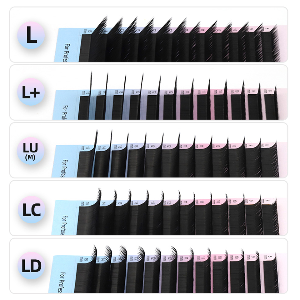 RUJADE L L+ LC LD LU(M) Curl I - Eyelash Extension For Asian Eyes reseña y precio
