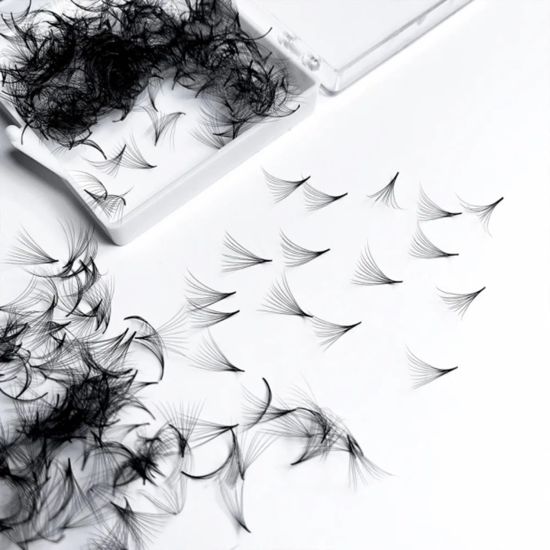 500 Fans Handmade Loose Premad - Eyelash Extension Medium reseña y precio