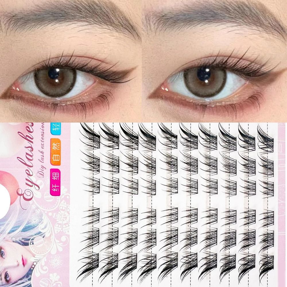 3D Cat Eye Clusters Lashes Nat - Eyelash Extension For Asian Eyes reseña y precio