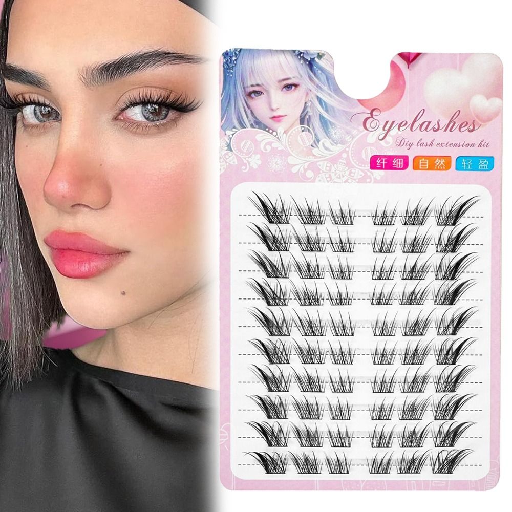 3D Cat Eye Clusters Lashes Nat - Eyelash Extension For Asian Eyes reseña y precio