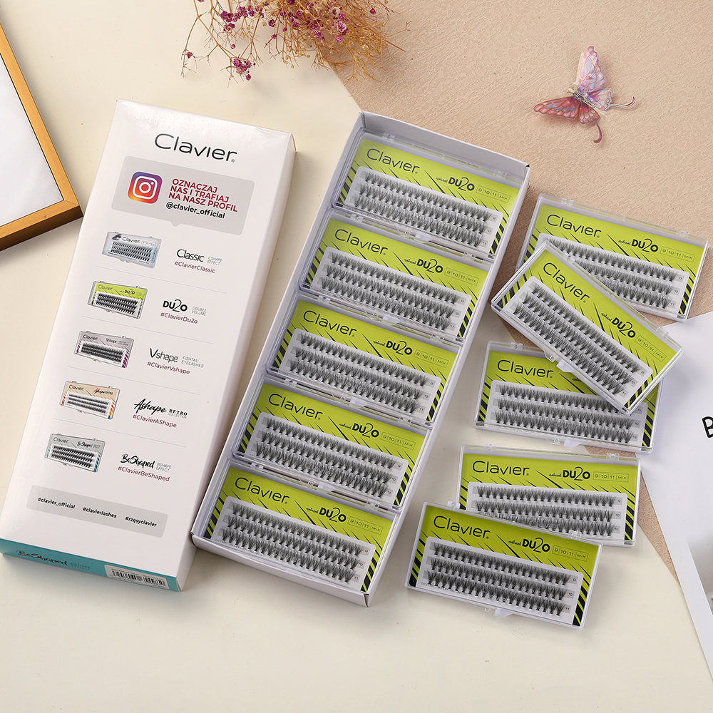 Clavier DU2O 10 Boxes Per Set  - Eyelash Extension For Asian Eyes reseña y precio
