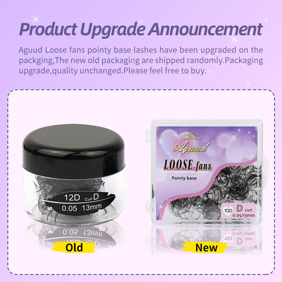 AGUUD 3D to 40D Thin Pointy Ba - Eyelash Extension Medium reseña y precio